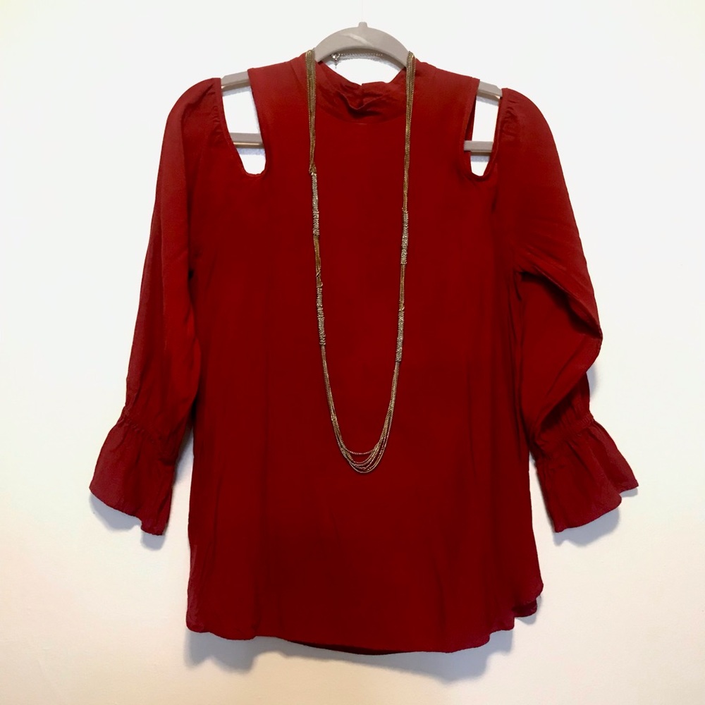 Ann Taylor Cold Shoulder Cutout